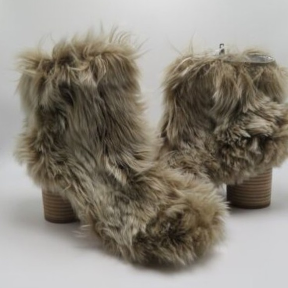 MAISON MARGIELA Alpaca Wood-Heel 80mm Bootie - Picture 5 of 8